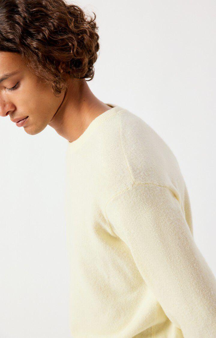 American Vintage Ouity Limonade Chine Strickpullover Herren gelb